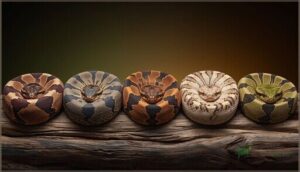 comparing boa constrictor subspecies