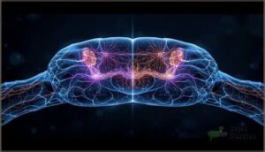 connection to the snake's brain