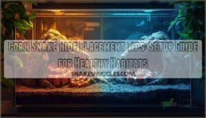 corn snake hide placement tips