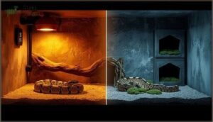 creating a temperature gradient creating a temperature gradient