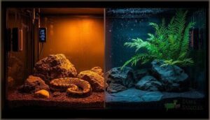 creating a temperature gradient