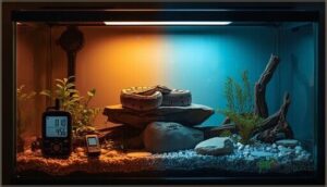 creating basking spots and temperature gradients creating basking spots and temperature gradients