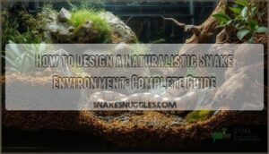 designing a naturalistic snake environment