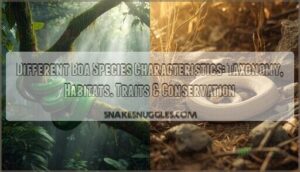 different boa species characteristics