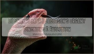 do snakes have a jacobsons organ