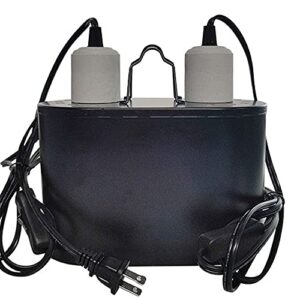 Dual Reptile Light Fixture,Dual Deep B09D3FQ9WC