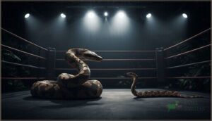 dwarf vs. large boa subspecies