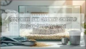 easy snake tank cleaning schedule easy snake tank cleaning schedule