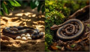 eggs vs. live birth: how snakes give birth