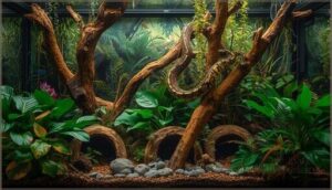 enrichment features for a stimulating habitat