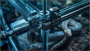 escape-proof locks and security features