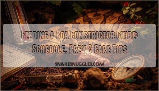 Boa Constrictor Types: Complete Species & Subspecies Guide 2025 - Boa Constrictor Feeding Schedule Prey