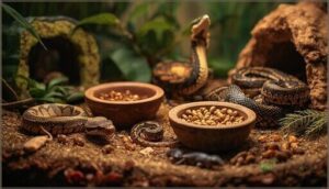 feeding and nutrition for small snakes