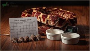 feeding frequency and schedules