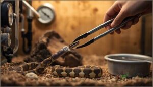 feeding pet snakes: best practices