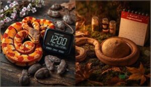 feeding schedule for breeding corn snakes