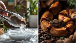 frozen-thawed vs. live prey considerations