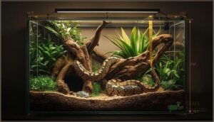 general size guidelines for snake enclosures