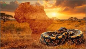 geographic distribution in africa