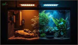 heating, lighting, and humidity control