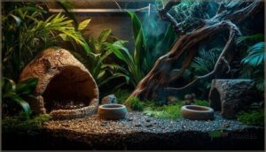 hides, decor, and enrichment