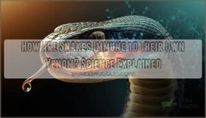 how are snakes immune to their own venom
