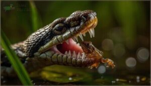how garter snakes use their teeth