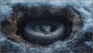 how long do snakes hibernate