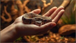 how often should you handle pet snakes