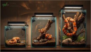 ideal enclosure size by life stage ideal enclosure size by life stage