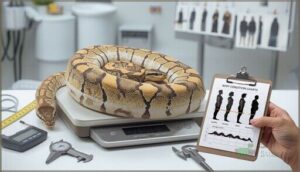 identifying unhealthy weight ranges in boas