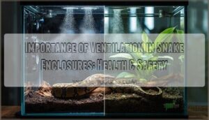 importance of ventilation snake enclosure