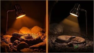 incandescent bulbs vs. ceramic heaters