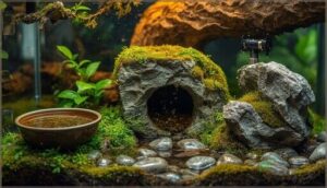 incorporating water and shedding features