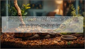 introducing ball pythons to home