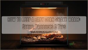 keeping a baby corn snake warm