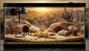 leopard gecko minimum tank size leopard gecko minimum tank size