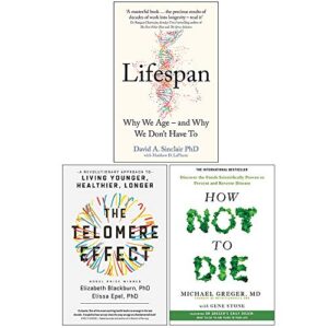 Lifespan [Hardcover], The Telomere Effect, 9123906057