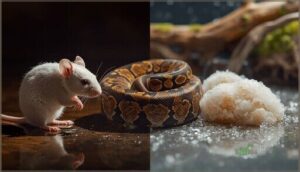 live prey vs. frozen-thawed rodents live prey vs. frozen-thawed rodents