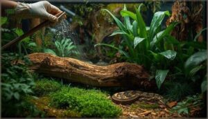 maintaining a healthy snake environment