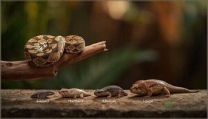 matching prey to boa’s body width