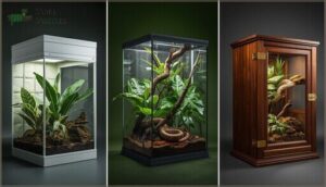 material options: pvc, wood, and glass