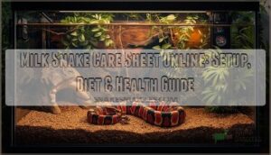 milk snake care sheet online