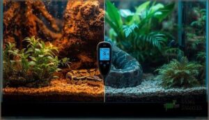 monitoring temperatures in hides