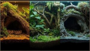 number and placement of hides