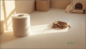 paper towels for easy maintenance