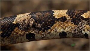 patchy or flaky skin appearance