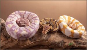 popular designer morphs (e.g., lavender, pied, enchi) popular designer morphs (e.g., lavender, pied, enchi)
