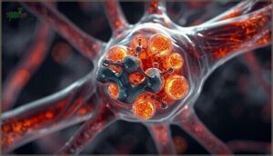 post-synaptic blockade of nicotinic acetylcholine receptors