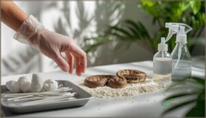 preparing to pop a ball python